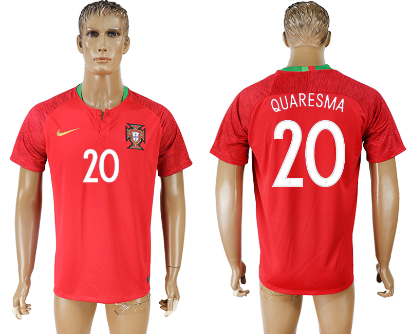 2018 world cup Maillot de foot Portugal #20 QUARESMA RED
